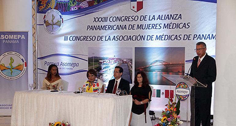 Inauguracin del Congreso de mdicas de Panam