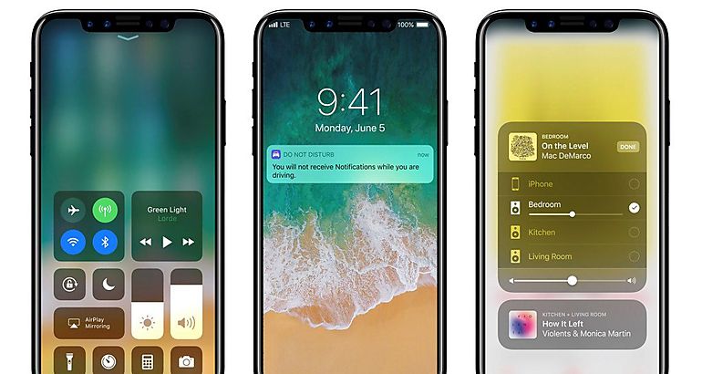  iPhone 8 con iOS 11