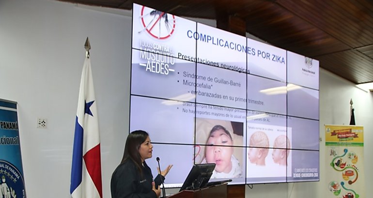 Capacitacin en la Polica Nacional sobre el mosquito Aedes Aegypti