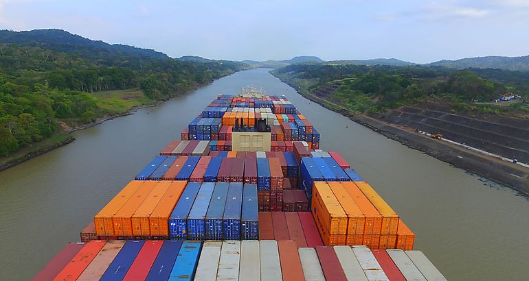 Mercanca  Canal de Panam  barco  contenedores