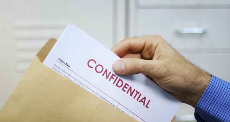 Documentos  confidencial  sobre