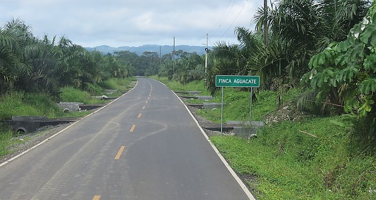 Carretera Puerto Armuelles Interno Circunvalacin de las antiguas Fincas Bananeras