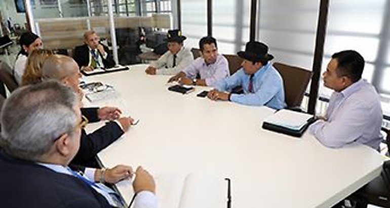 Directores del Registro Civil reciben a las autoridades de Madungand