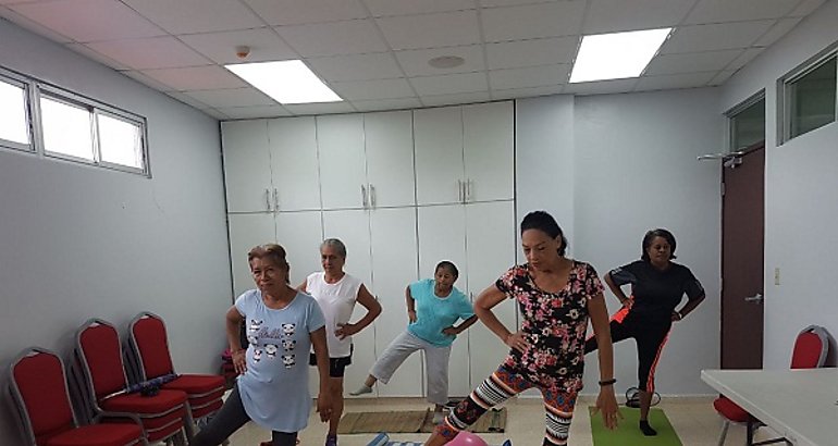 Gimnasia para personas mayores