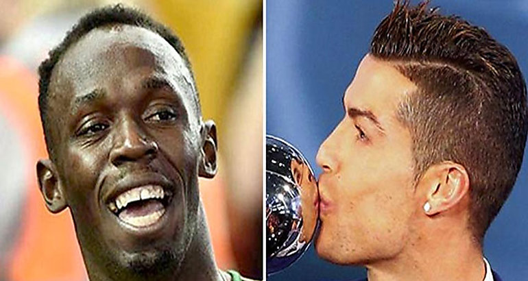 Usain Bolt se decanta por Cristiano Ronaldo