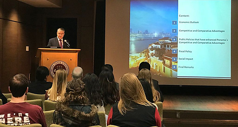 Florida State University reconoce trayectoria del Ministro De La Guardia 