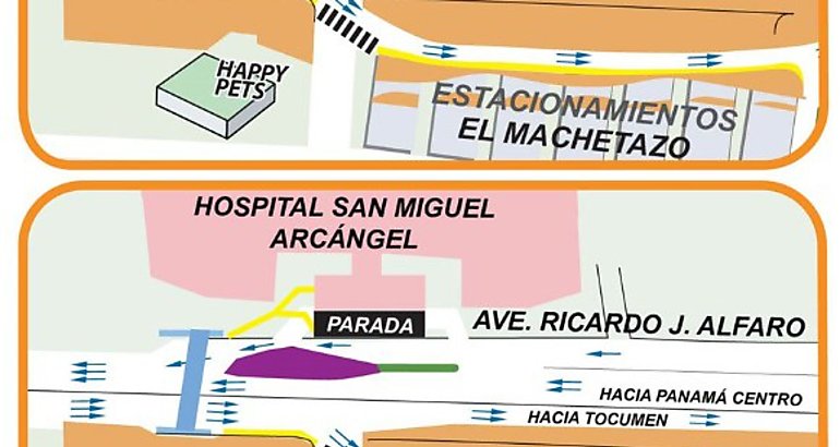 Trabajos de vigaducto elctrico para estacin San Miguelito 