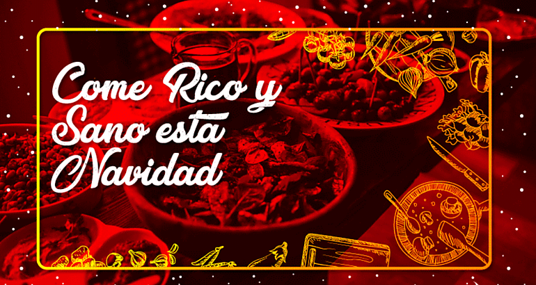 come sano y rico en navidad