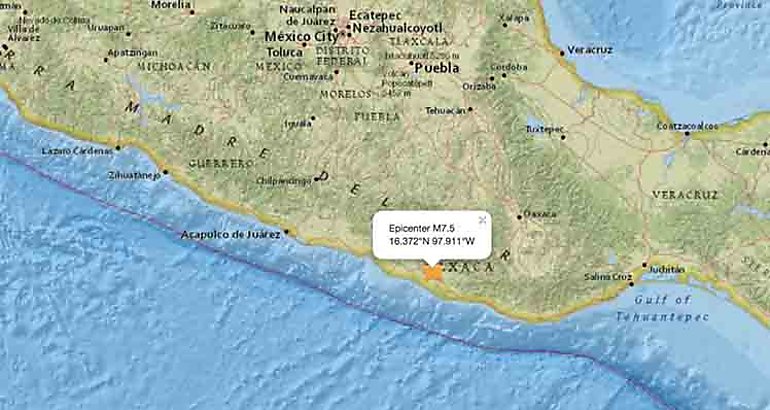 Terremoto en Mxico