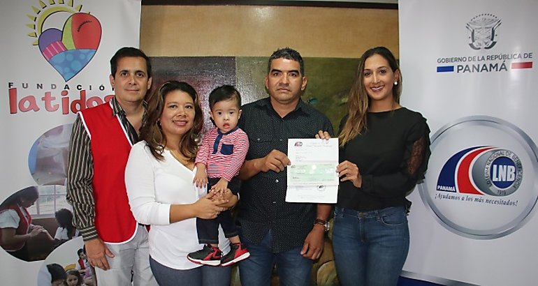 La Lotera Nacional de Beneficencia apoya a nio coclesano 