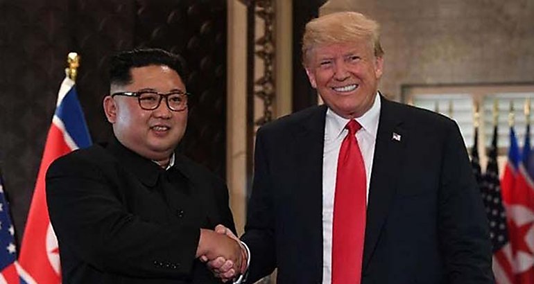 Trump y Kim
