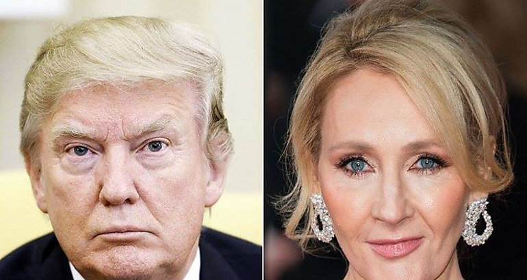 JKRowling critica alarde de Trump