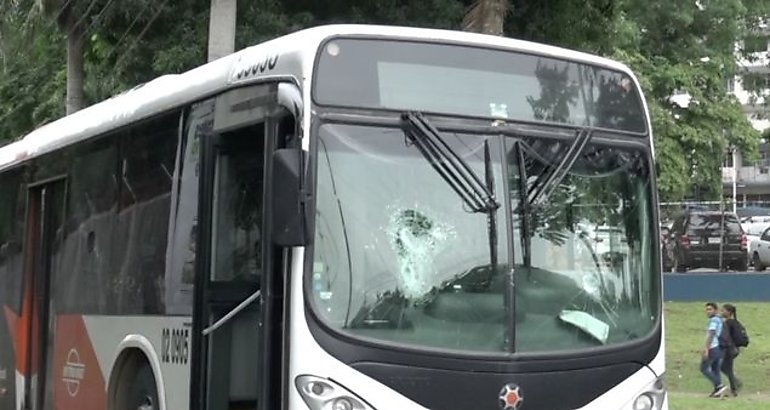 Mi Bus repudia vandalismo y agresin a operadores tras protesta 