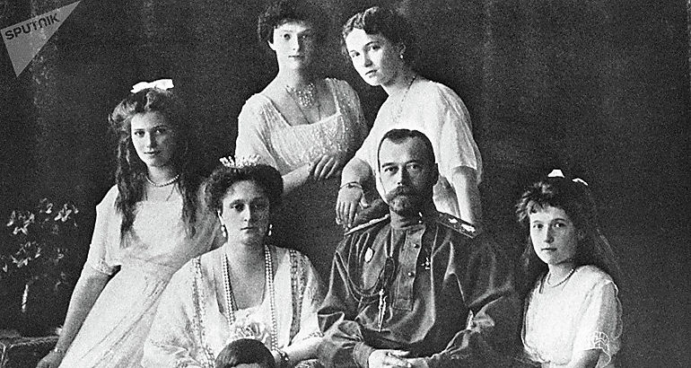Nicols II y su familia