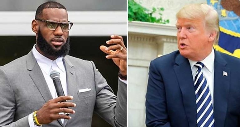 LeBron James vs Trump