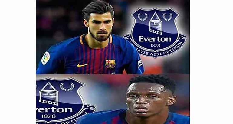 Portugus Gomes y colombiano Mina jugarn en el Everton