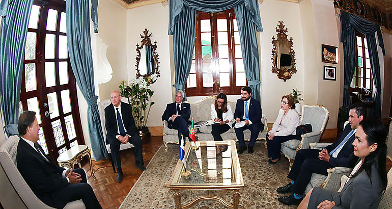 Presidente Varela se rene con Canciller de Portugal