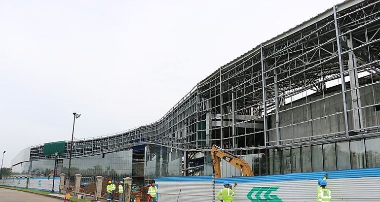 78 de avance del Centro de Convenciones Amador 
