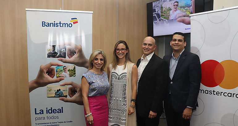 Telma Cuesta director de Productos Especializados Cristina Garca gerente de Medios de Pago Alfonso Garca Mastercard Country Manager Panam Nicaragua y El Salvador  Marco Rodrguez director de Estrategia de Clientes