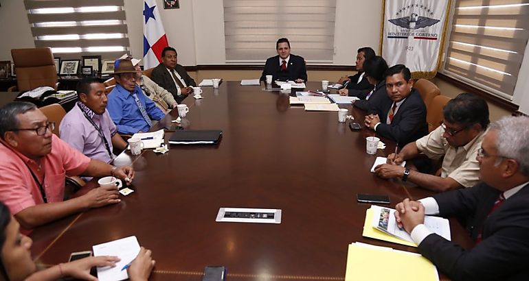 MinGob explican avances de los proyectos del Plan de Desarrollo de los Pueblos Indgenas en la Comarca Guna Yala