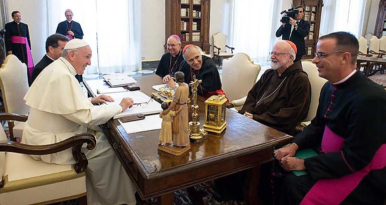 Cardenal DiNardo tras encuentro con el Papa