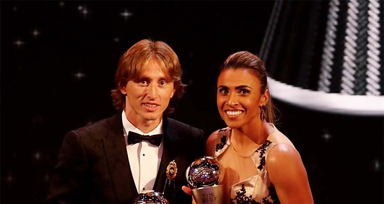 Luka Modric y Marta