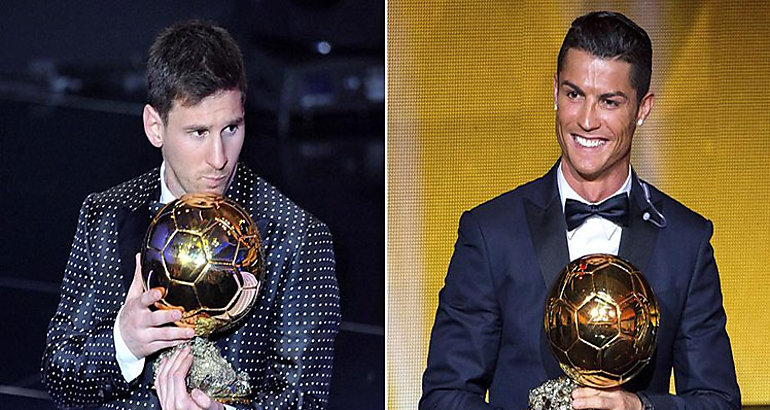 Lionel Messi y Cristiano Ronaldo 