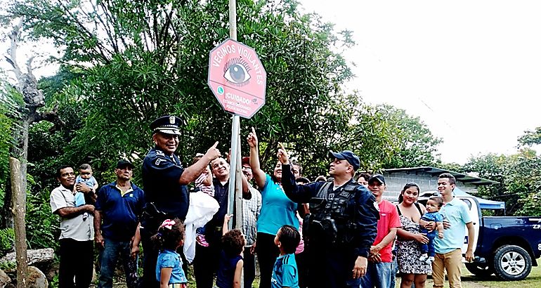 Aguas Blancas de Penonom se integra en Vecinos Vigilantes