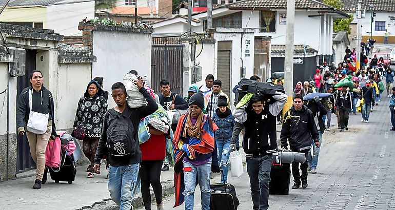 Migrantes venezolanos