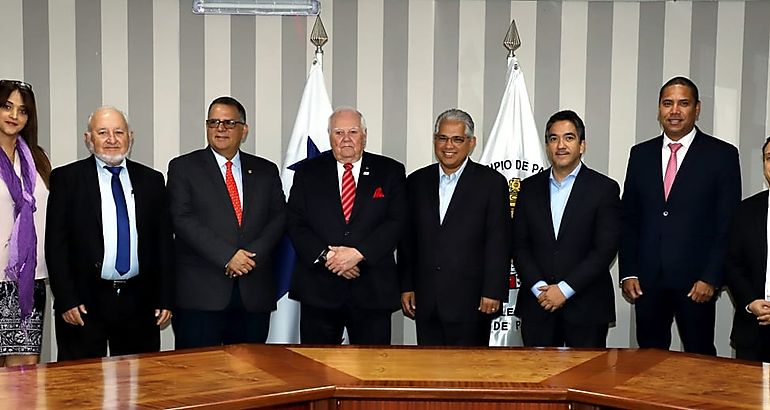Alcalda de Panam recibe la visita del presidente de ODECABE