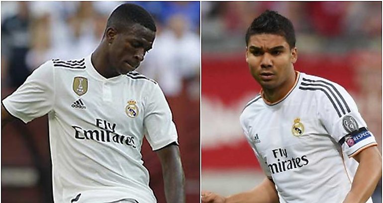 Casemiro y Vincius