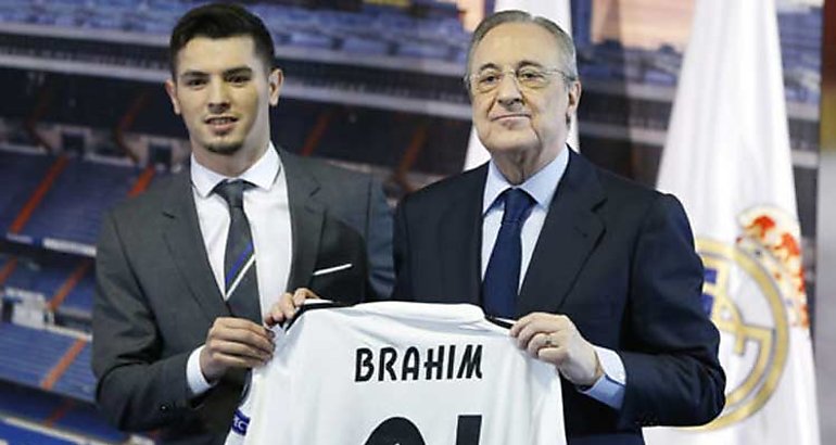 Real Madrid presento a Brahim Daz