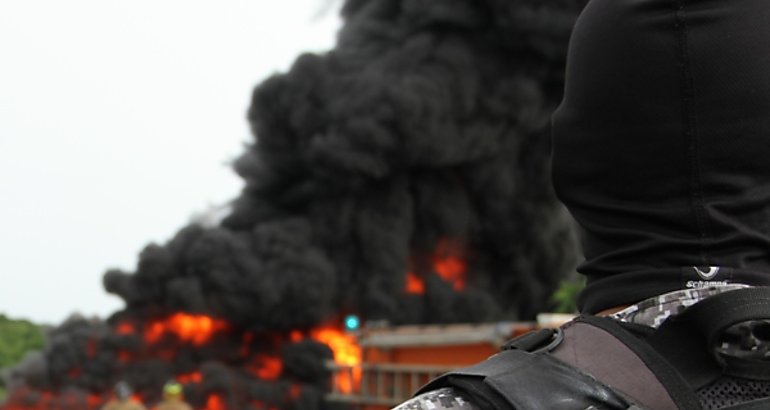 La Polica destruye 106 toneladas de droga