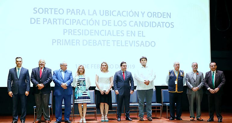Definido el orden de participacin para el primer debate presidencial