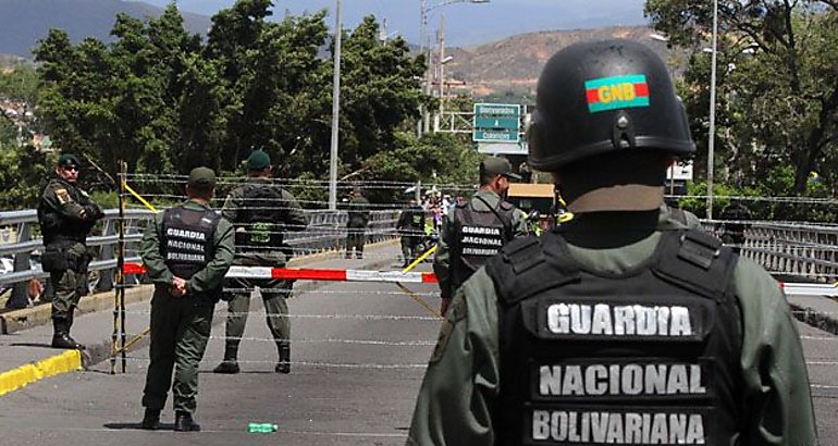 represion venezolana en la frontera de colombia