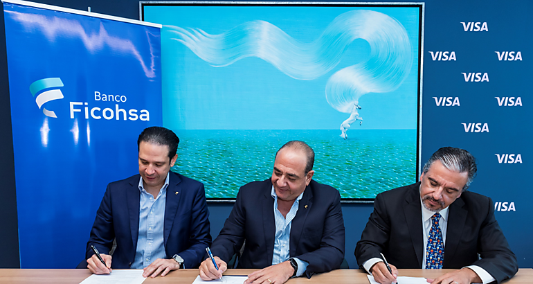 Grupo Ficohsa y visa renuevan acuerdo para continuar impulsando pagos digitales en Centroamrica