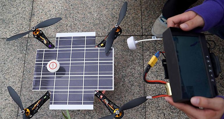 drones de energa solar 