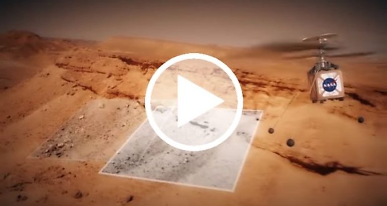 Con este helicptero la NASA planea explorar Marte