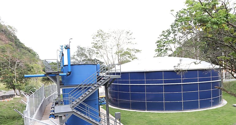 Planta de tratamiento de aguas residuales en Boquete 