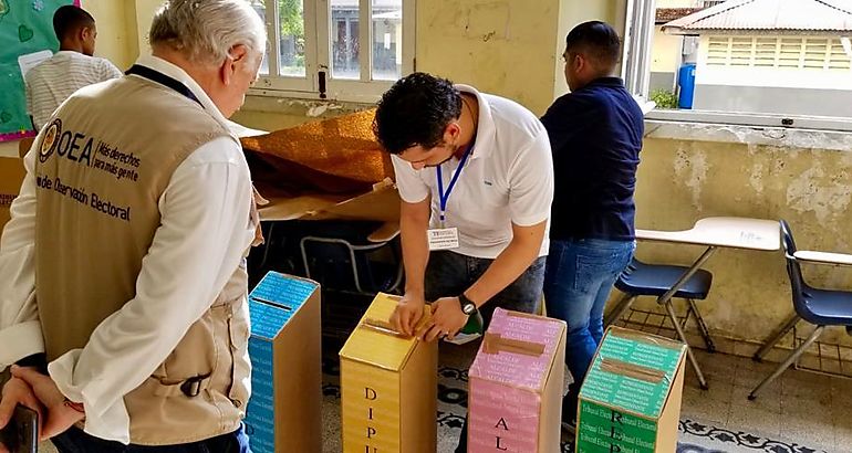 OEA destac paz y tranquilidad del proceso electoral en Panam