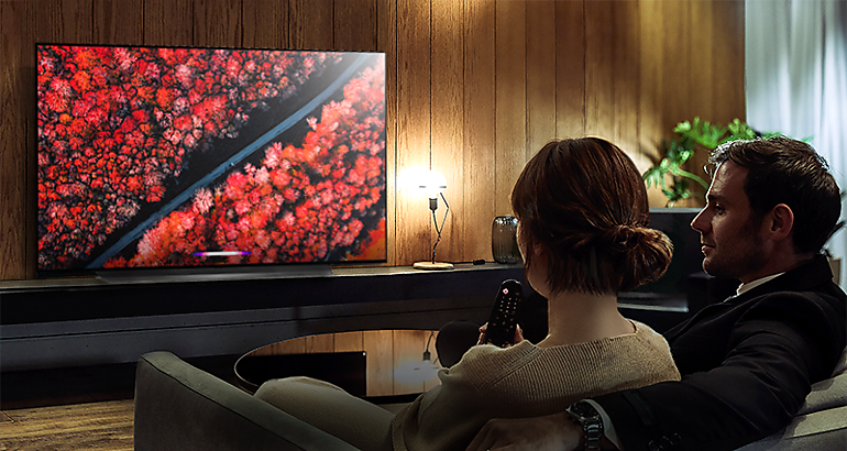 LG presenta televisores C9 de su serie Oled