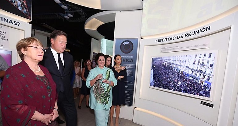 Varela inaugura el Museo de la Libertad y los Derechos Humanos