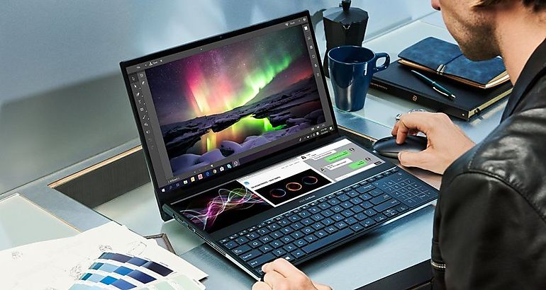 Asus presenta su porttil con dos pantallas