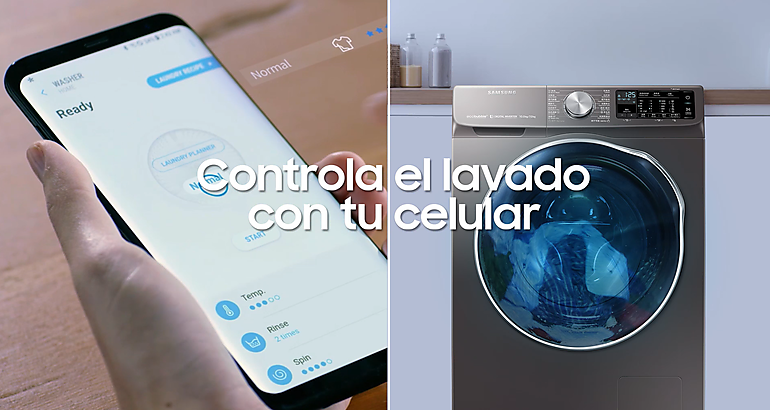 El nuevo combo Qrator de Lavadora y Secadora Samsung es tan prctico como inteligente 