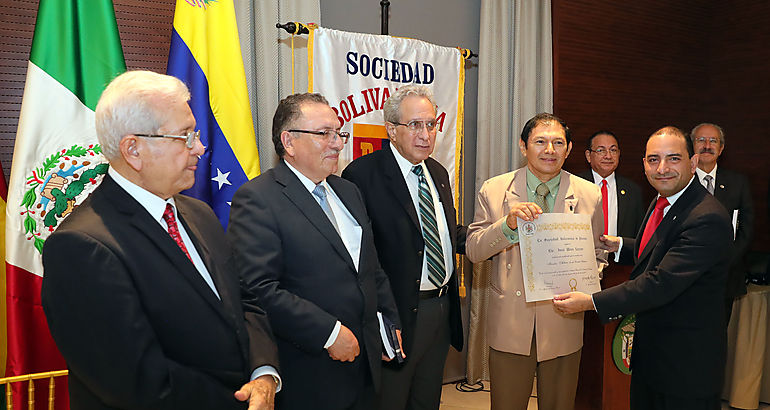 Sociedad Bolivariana celebra 193 aniversario del Congreso Anfictinico en el Palacio Bolvar sede de la Cancillera