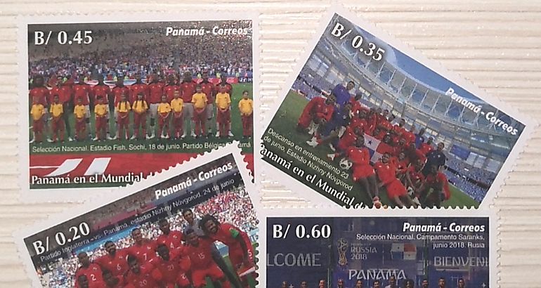 sellos de Panam en el Mundial de Rusia 2018