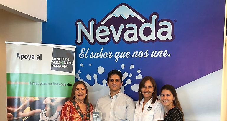Productos Nevada recibe reconocimiento del Banco de Alimentos Panam 