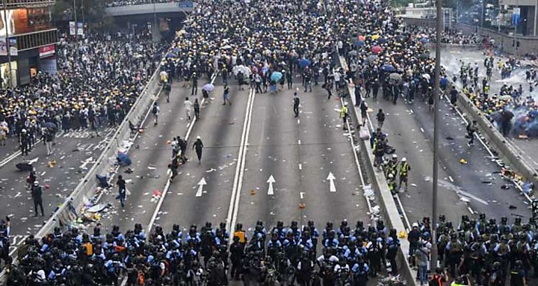 protestas en Hong Kong