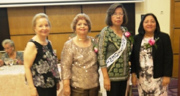 Emilia Lao de Moreno asumi la presidencia del Cuerpo de Voluntarias de las Damas Rosadas