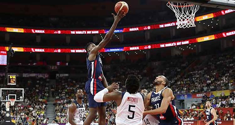 Francia a semifinales del Mundial de Baloncesto al vencer a EEUU